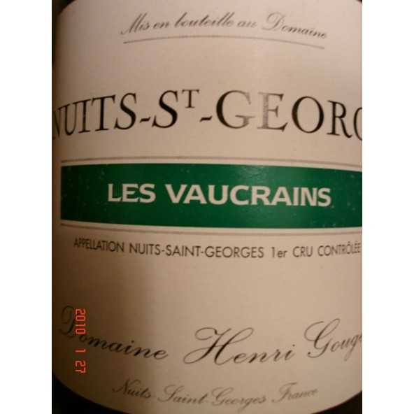 NUITS SAINT GEORGES Les VAUCRAINS Gouges 2009