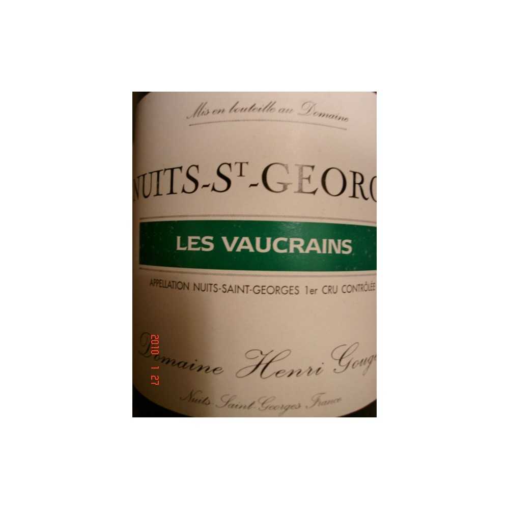 NUITS SAINT GEORGES Les VAUCRAINS Gouges 2009