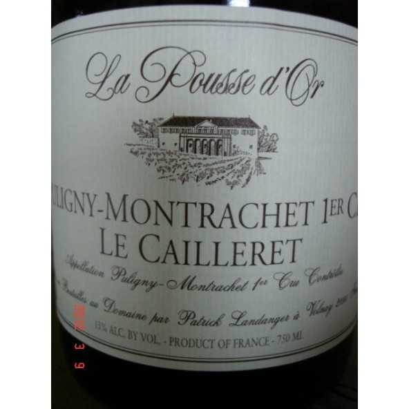 PULIGNY MONTRACHET Clos Le Cailleret 1er CRU 2010 POUSSE D'OR