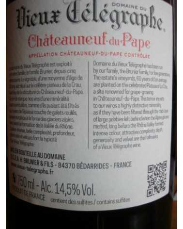 CHATEAUNEUF DU PAPE Domaine du VIEUX TELEGRAPHE rouge 2016