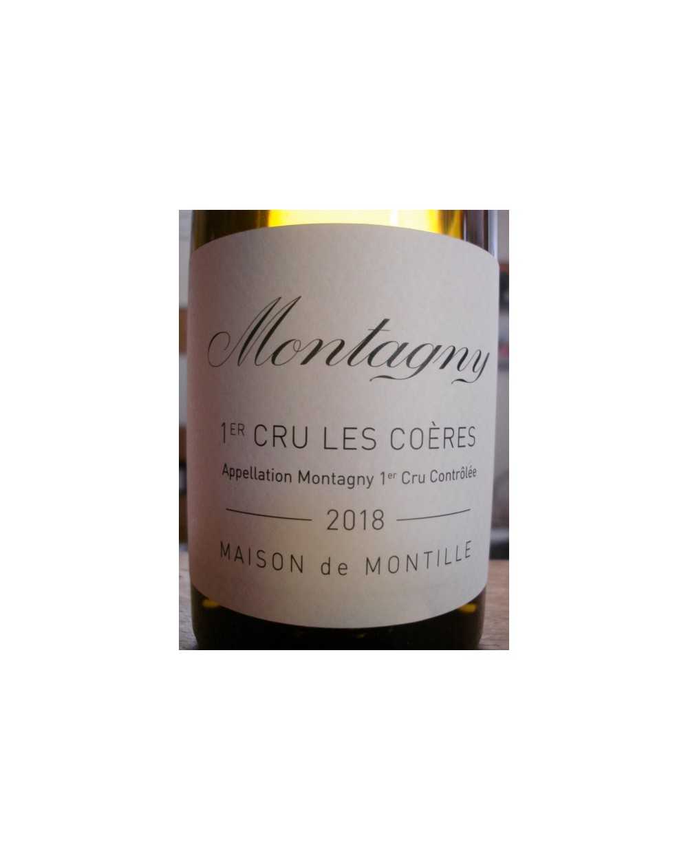 MONTAGNY 1er CRU LES COERES MAISON DE MONTILLE 2018