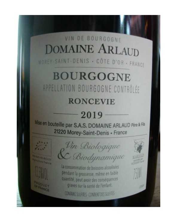 BOURGOGNE RONCEVIE DOM. ARLAUD 2019