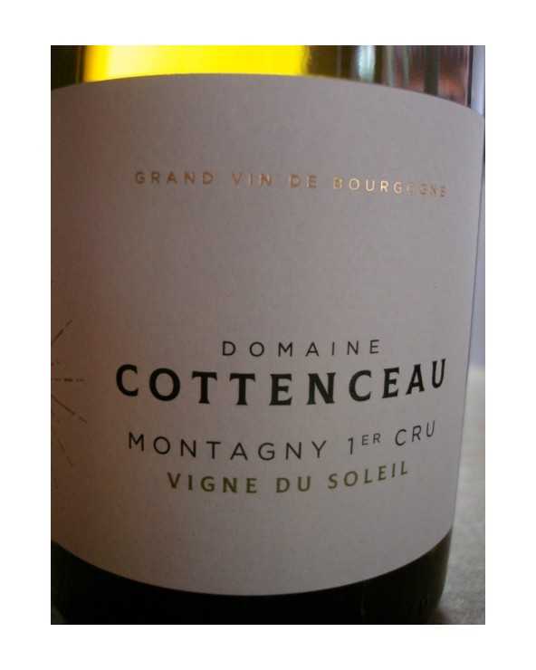 MONTAGNY 1er CRU VIGNE DU SOLEIL 2020 MAXIME COTTENCEAU