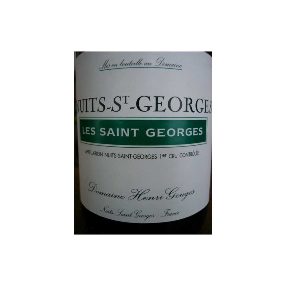 NUITS SAINT GEORGES Les Saint Georges Gouges 2009