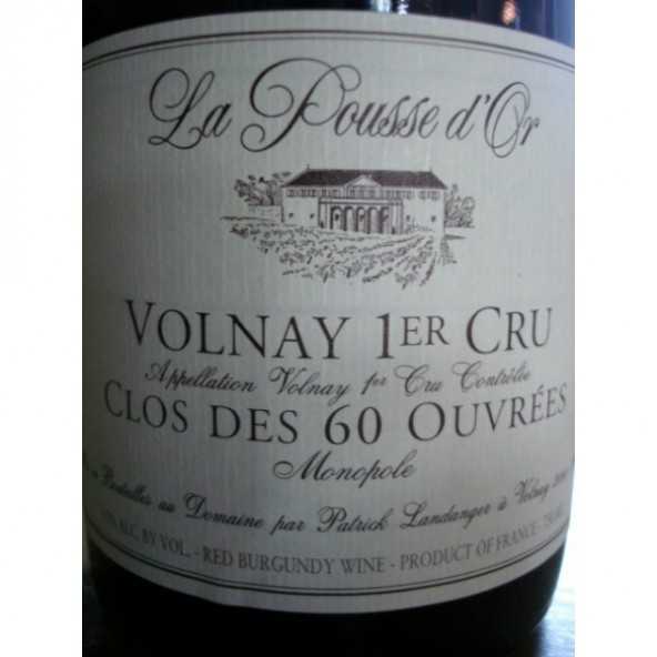 VOLNAY 1er crû Clos des 60 Ouvrées Pousse d'Or 2015