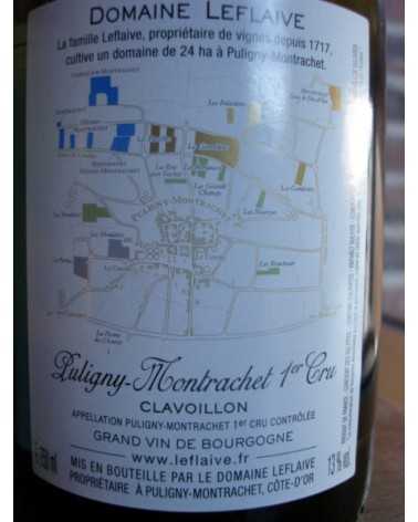 PULIGNY MONTRACHET 1er cru CLAVOILLON DOMAINE LEFLAIVE 2015