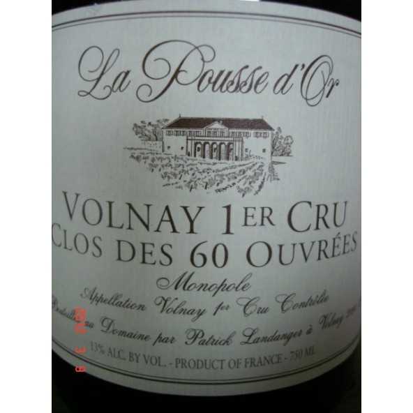 VOLNAY 1er CRU Clos des 60 Ouvrées 2010 Pousse d'Or