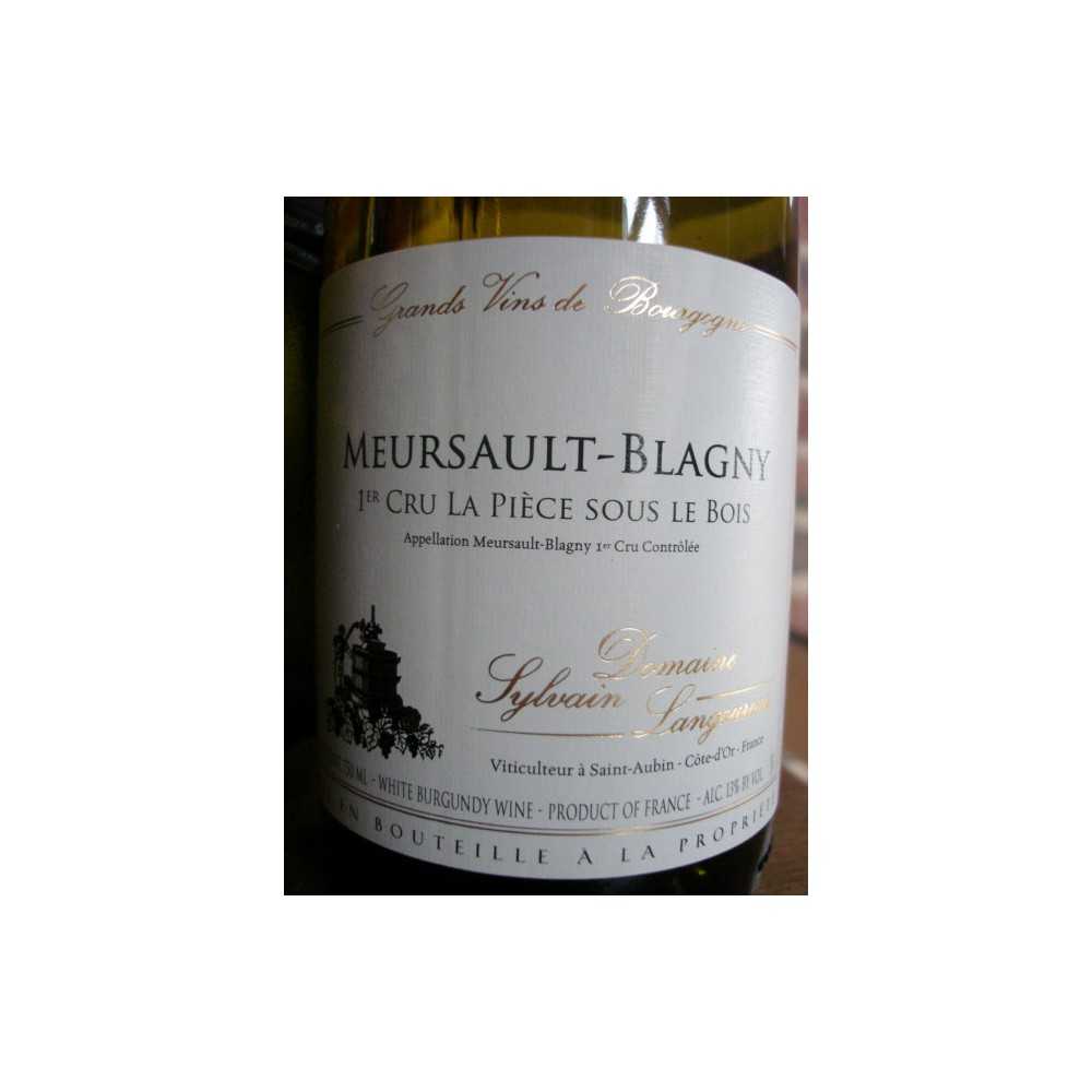 Meursault Blagny 1er Cru " La Pièce sous le Bois " Domaine Sylvain Langoureau 