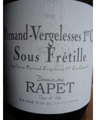 PERNAND VERGELESSES BLANC 1er CRU SOUS FRETILLE DOM RAPET 2018