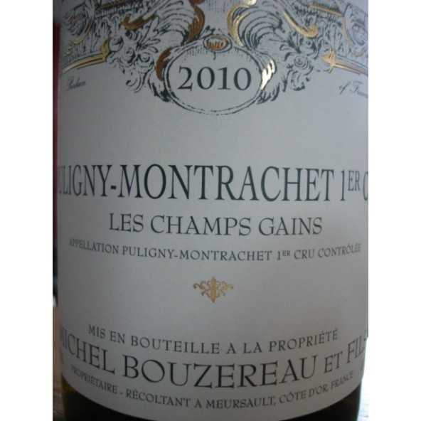 Puligny Montrachet 1er cru Les Champs Gains 2010 Michel Bouzereau