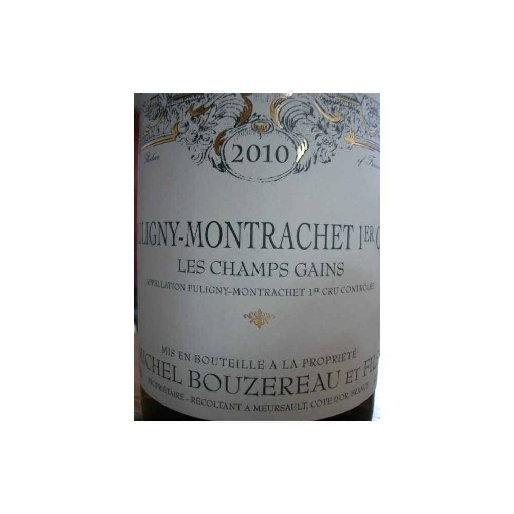 Puligny Montrachet 1er cru Les Champs Gains 2010 Michel Bouzereau