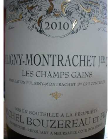 Puligny Montrachet 1er cru Les Champs Gains 2010 Michel Bouzereau